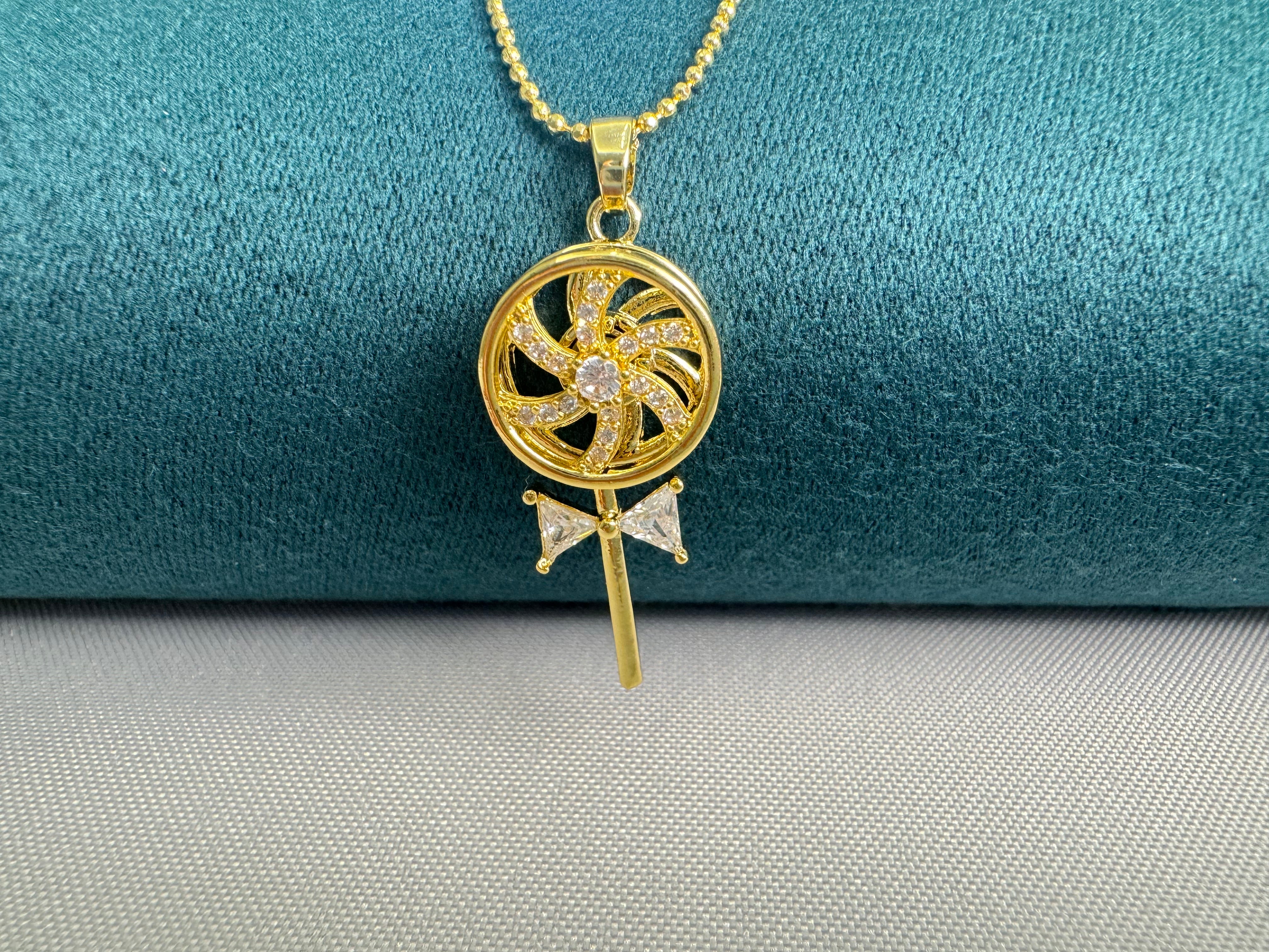 New 2025 Windmill Spinner Necklace – Rotating Fidget Pendant for Anxiety Relief|Kinetic Jewelry for Women
