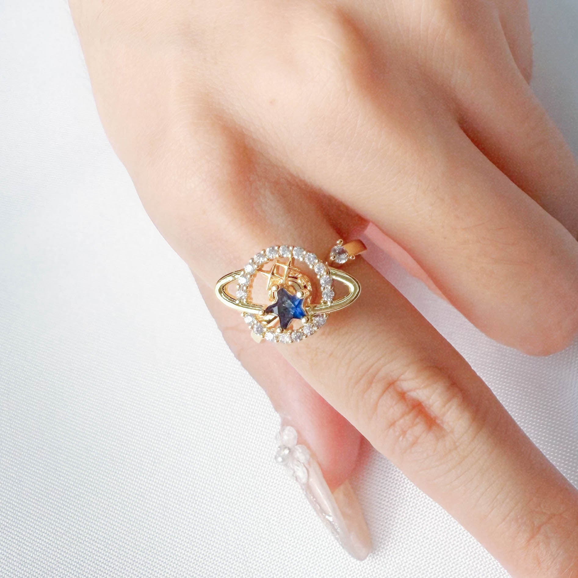 New 2025 Product Nebula Orbit Rotating Ring - Adult Rotating Anxiety Relief Ring | Unisex Stress Therapy