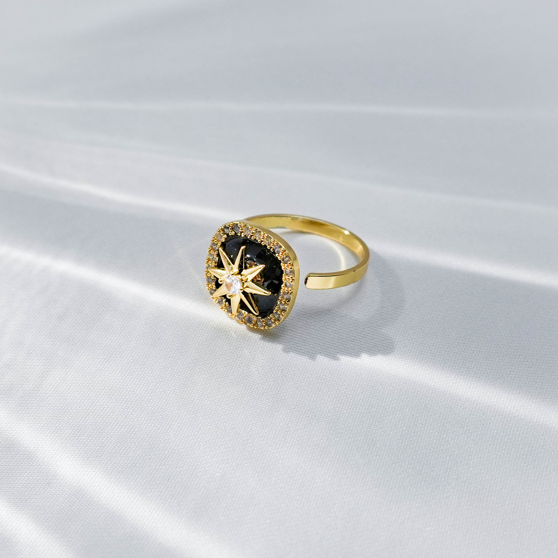 New 2025 Octaspin Anxiety Ring 8-Point Rotating Star Ring for Adult Stress Relief | Unisex Fidget Jewelry